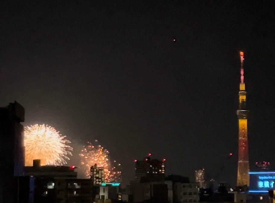 隅田川花火大会🎆🎇