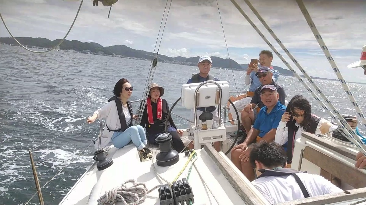 ⛵️ブルーオーシャンの方々と葉山でセーリング🌊