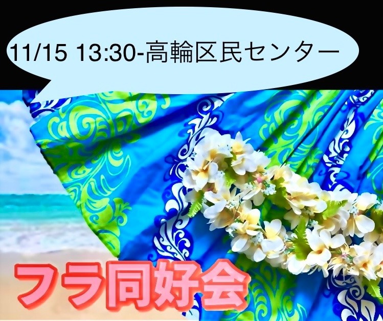 11/15 13:30- フラ同好会